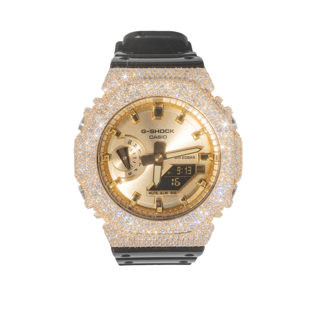 Iced Out G-Shock GA-2100 – Haimov Jewelers