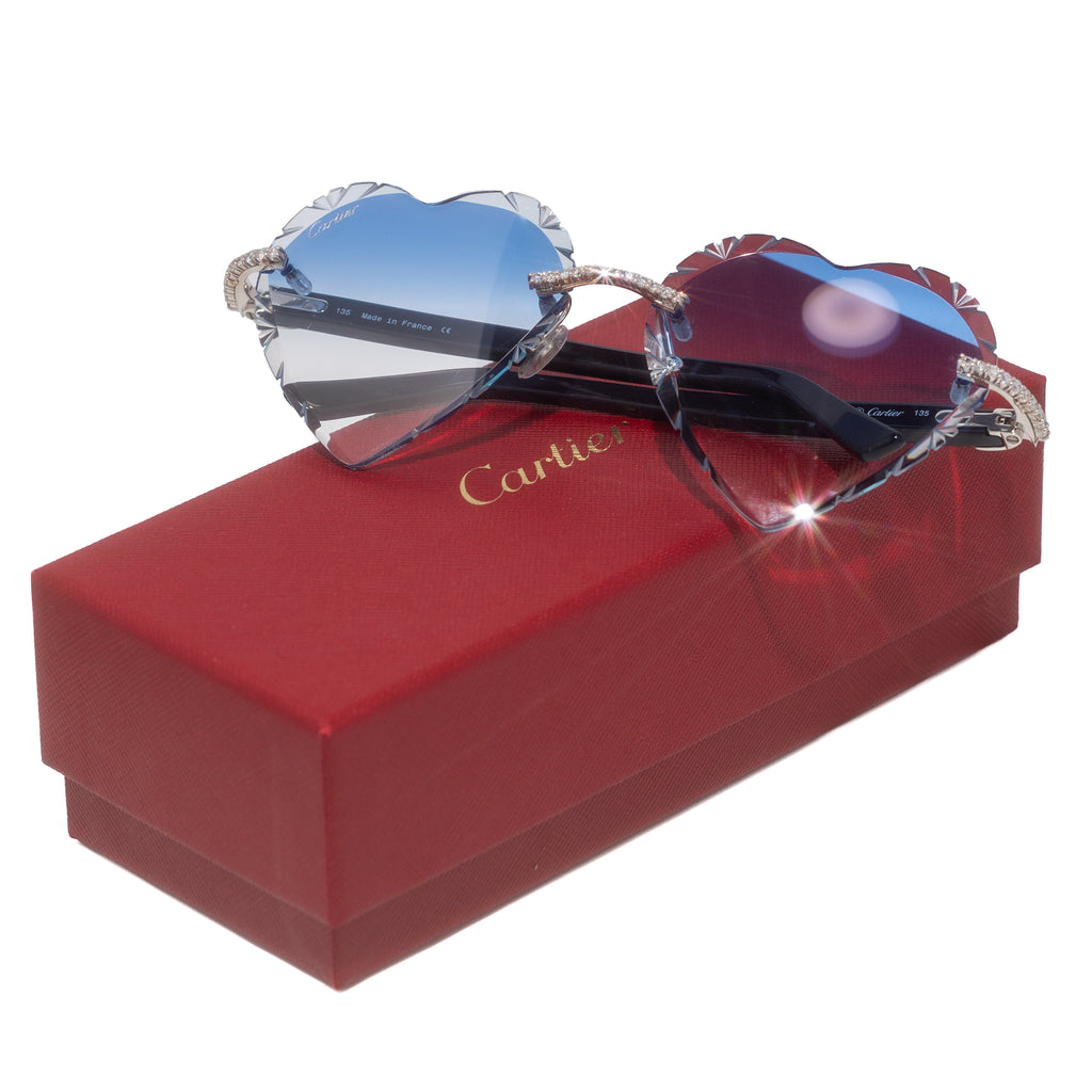 Cartier Heart shaped sunglasses Cartier Heart Shaped Sunglasses – The Diamond Boutique main image 4