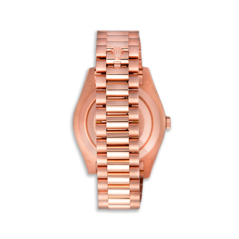 Rose Gold Presidential Chocolate Dial