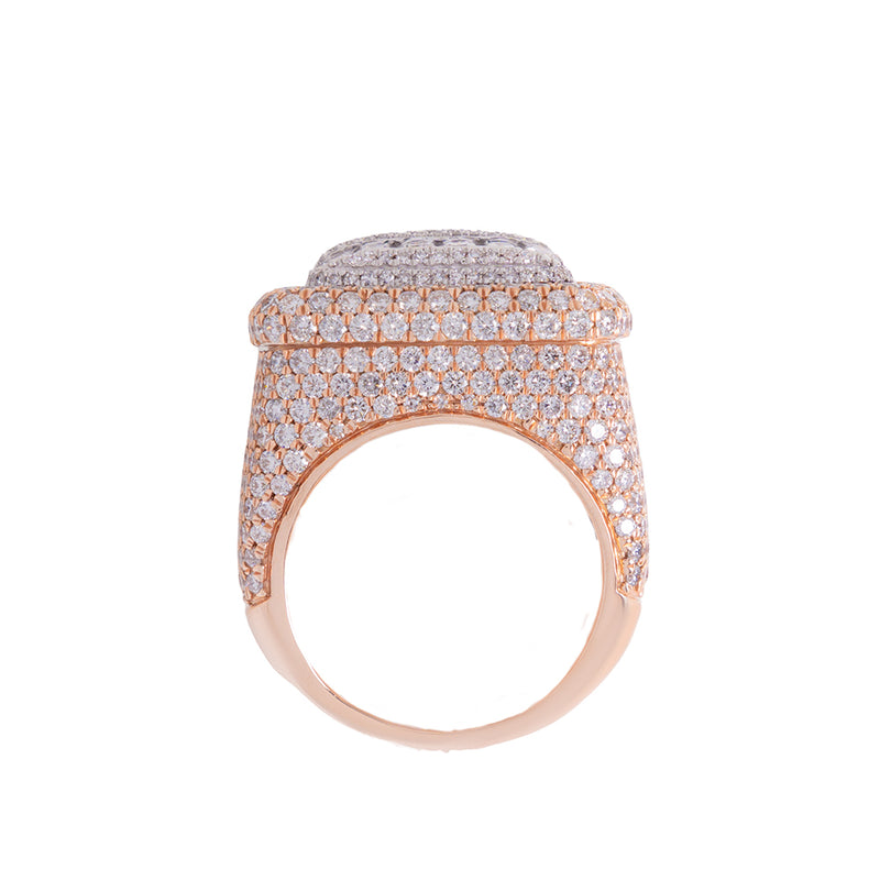 Iced Out Ring For Men With Diamonds