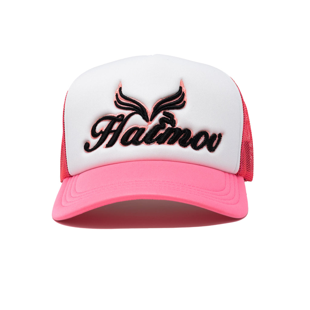 Head Shot Trucker Cap (Pink) – IDEASWAM