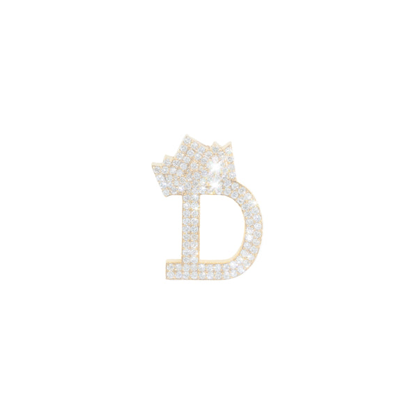 Initial With Crown Charm D
