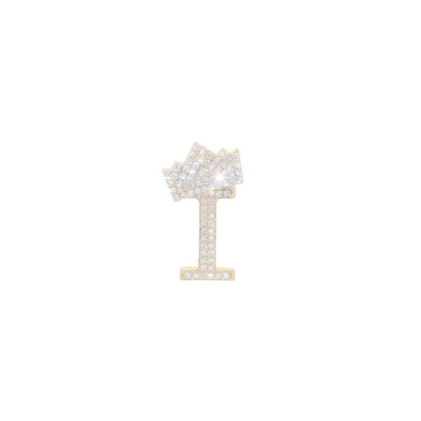 Initial With Crown Charm I