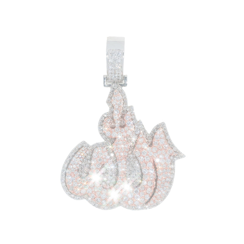 Iced Out Allah Pendant