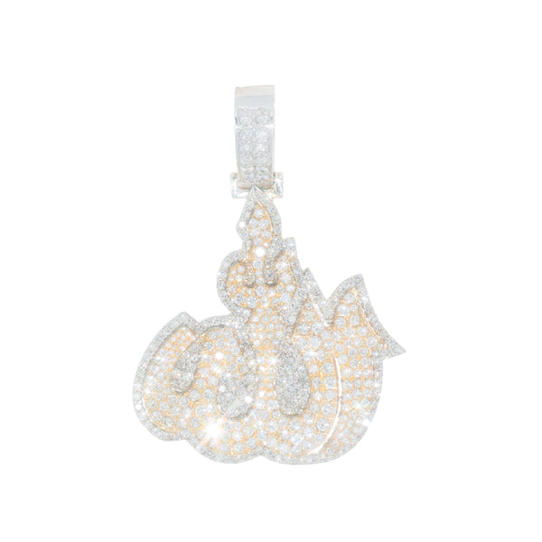 Iced Out Allah Pendant