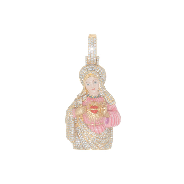 Virgin Mary With Diamonds