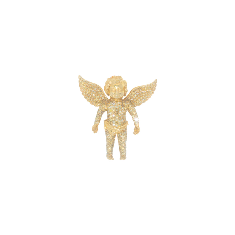 Angle Charm With Diamonds