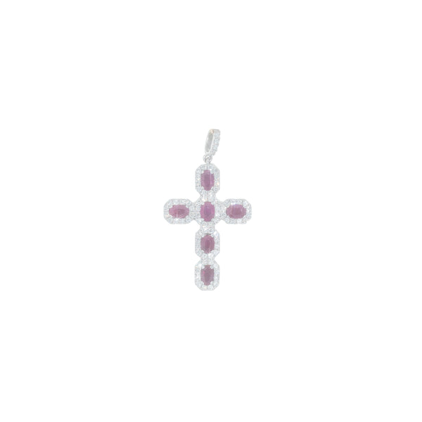 Cross With Ruby's & Diamond's