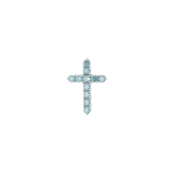 Cross With Blue Diamond's