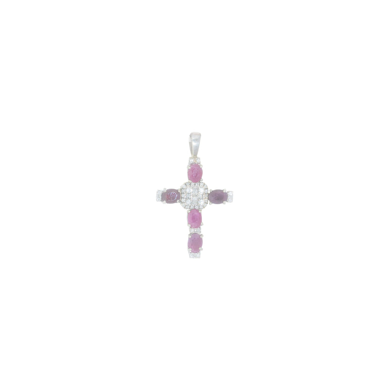 Cross With Diamond's & Ruby's