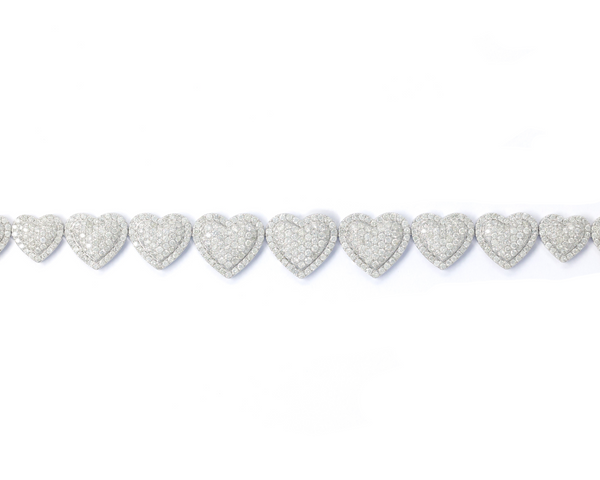 Heart Bracelet With Diamonds