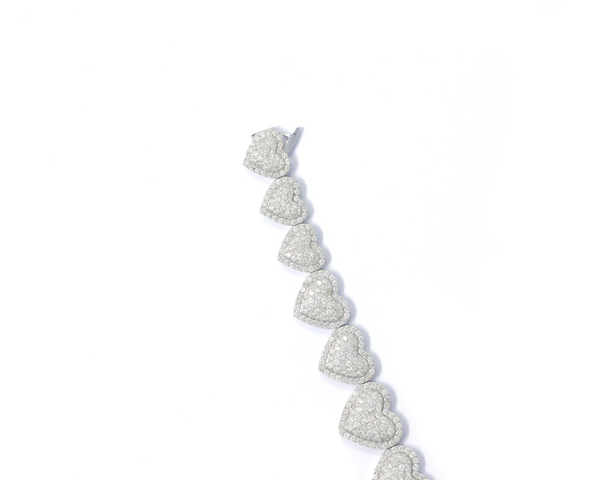 Heart Bracelet With Diamonds