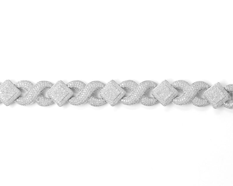 Infinity Bracelet With Diamonds