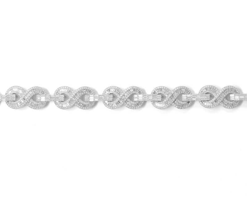 Infinity Bracelet With Diamonds