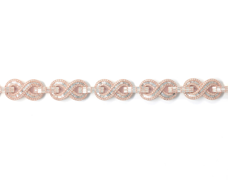 Infinity Bracelet With Diamonds