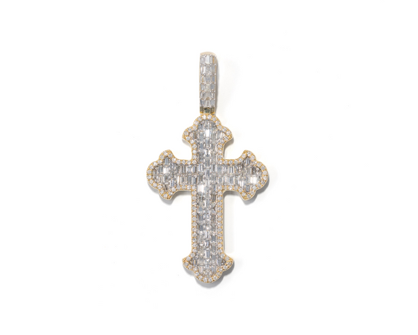 Cross With Diamonds And Baguettes