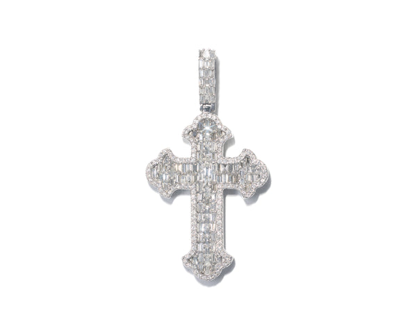 Cross With Diamonds And Baguettes