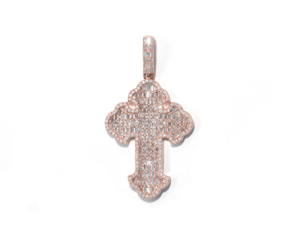 Cross With Diamonds And Baguettes