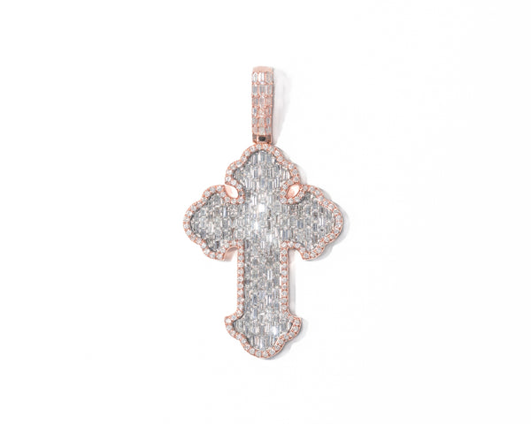 Cross With Diamonds And Baguettes