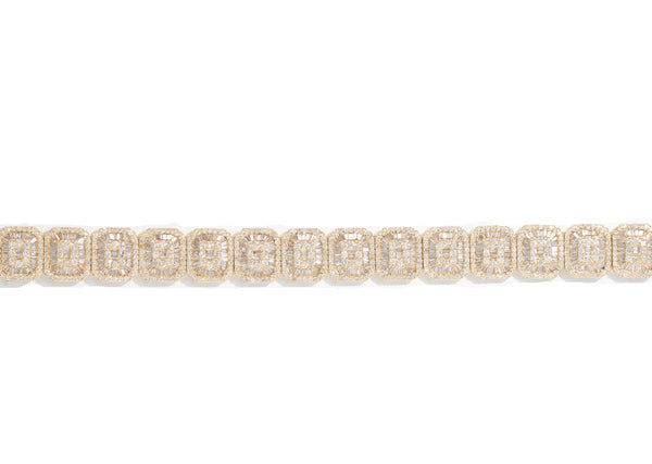 Bracelet with Diamonds And Baguettes