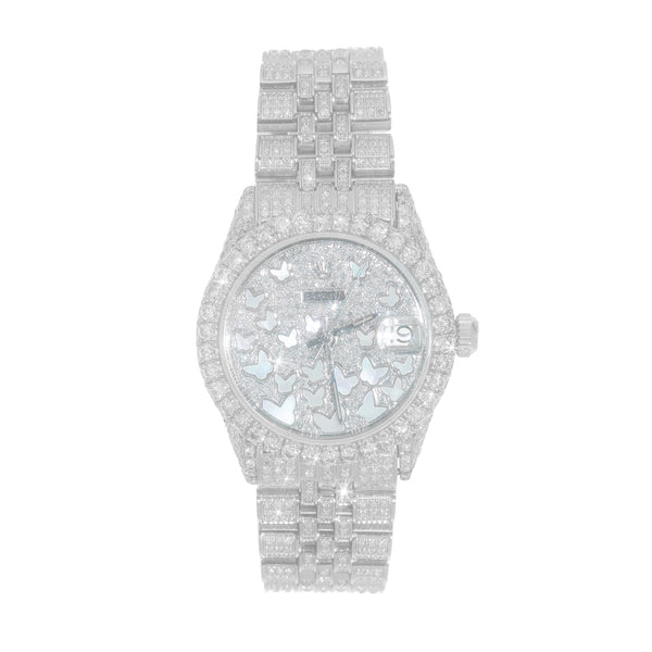 Rolex Date-Just With Diamonds
