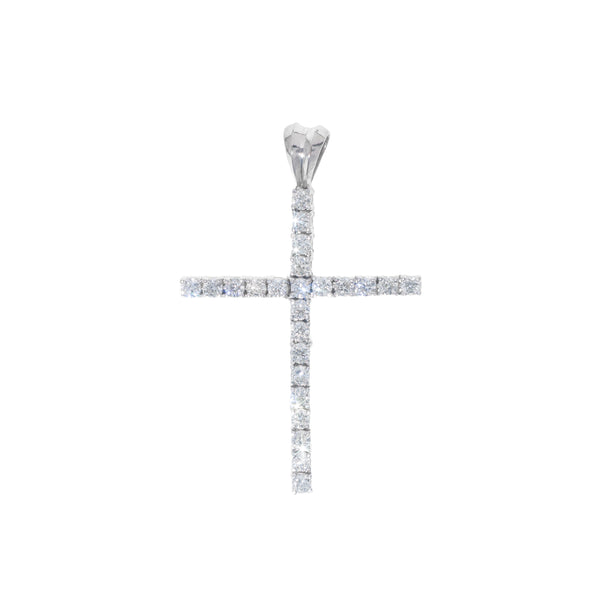 Lab Cross With Diamonds