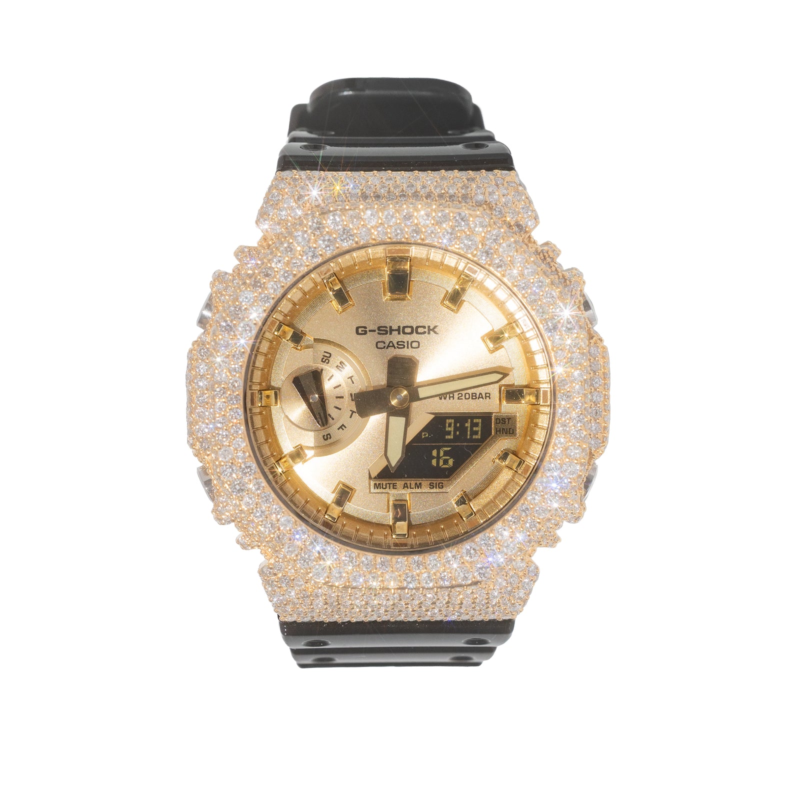 Iced Out G-Shock GA-2100 – Haimov Jewelers