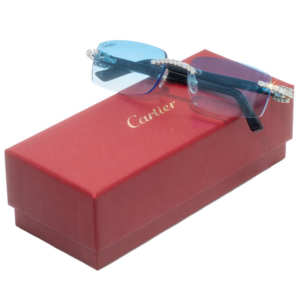 Cartier Buff's With Diamond's