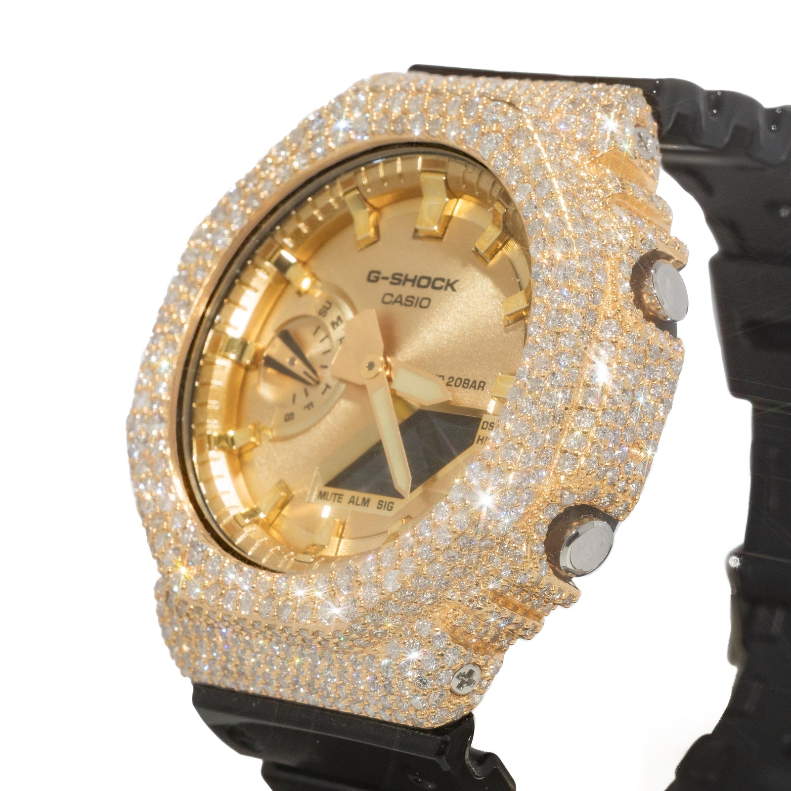 Iced Out G-Shock GA-2100 – Haimov Jewelers