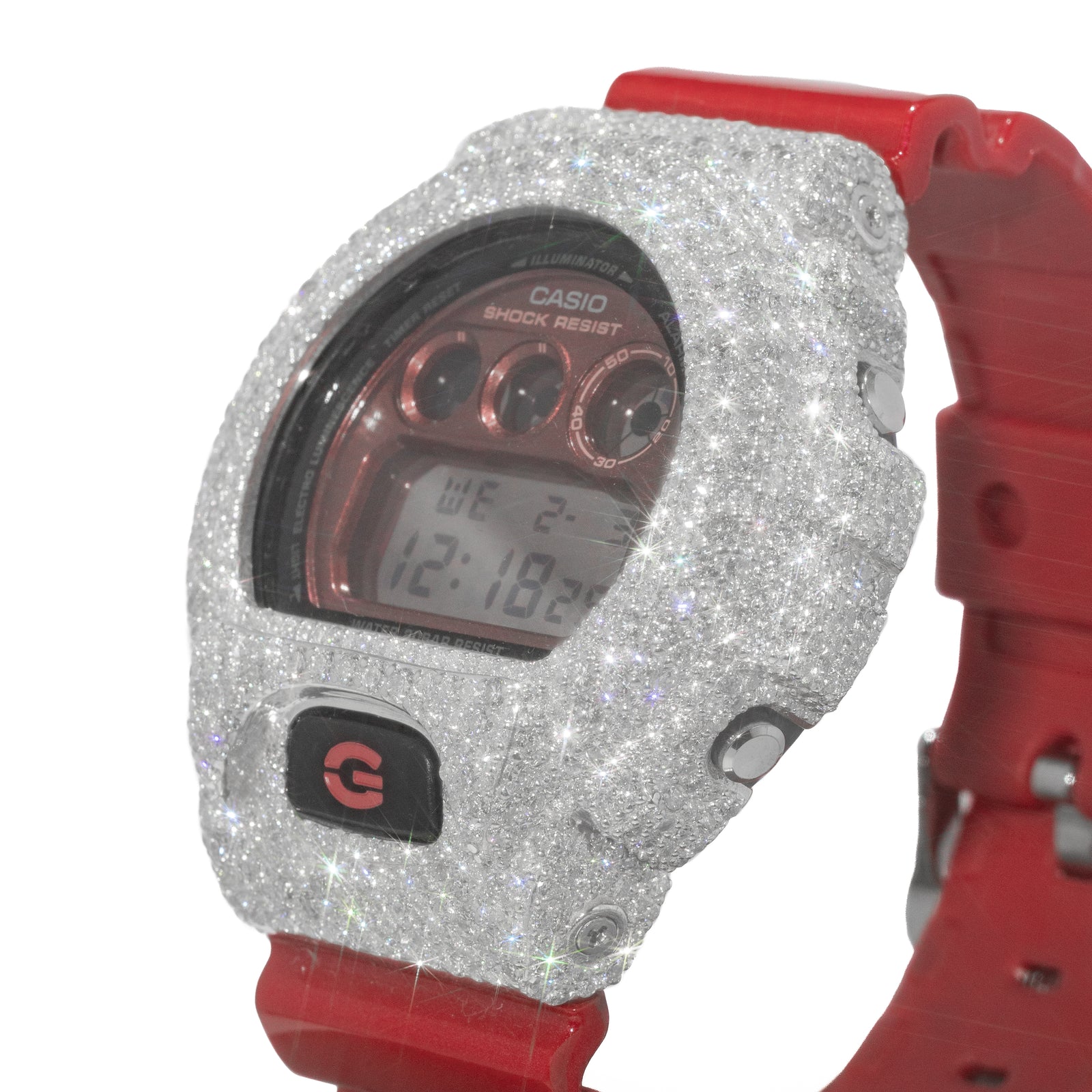 Iced Out G-Shock DW-6900 – Haimov Jewelers