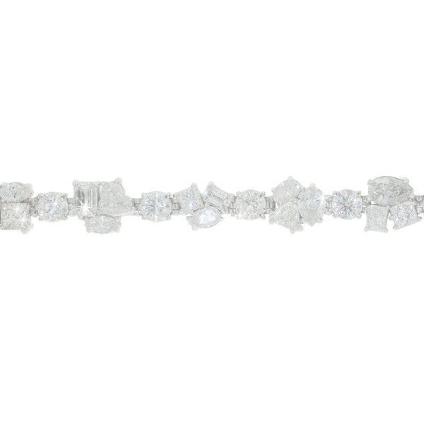 Different Shape Diamond Bracelet