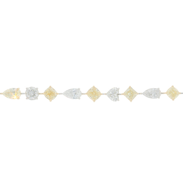Mixed Shape Diamond Bracelet