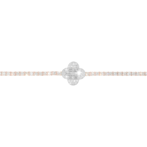 Tennis Bracelet With Center Colver