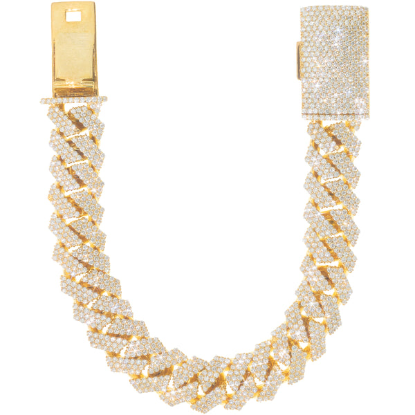 Lab Cuban Link Bracelet