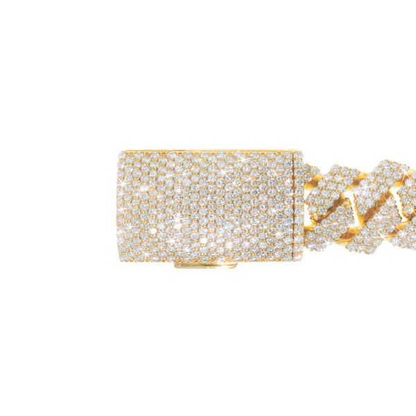 Lab Cuban Link Bracelet