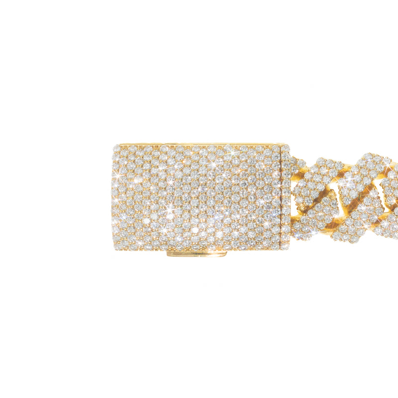 Lab Cuban Link Bracelet