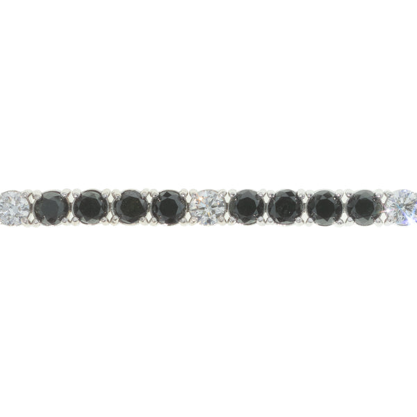 Lab Bracelet With Black Diamonds