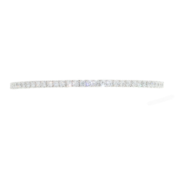 Lab Bangle With Diamonds