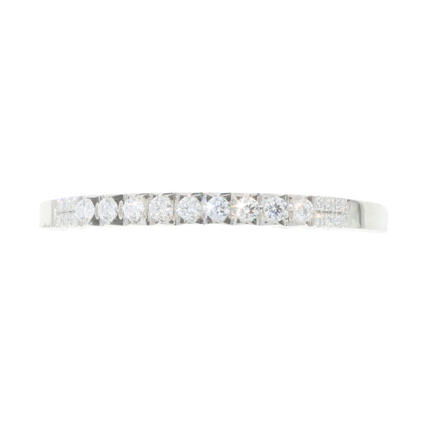 Lab Bangle With Diamonds