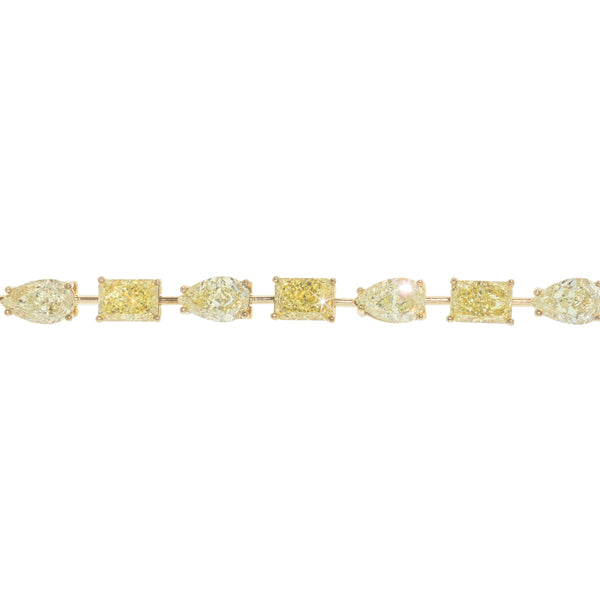 Lab Mixed Shape Diamond Bracelet
