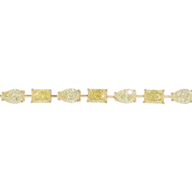 Lab Mixed Shape Diamond Bracelet