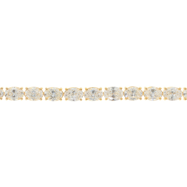 Lab Oval Diamond Bracelet