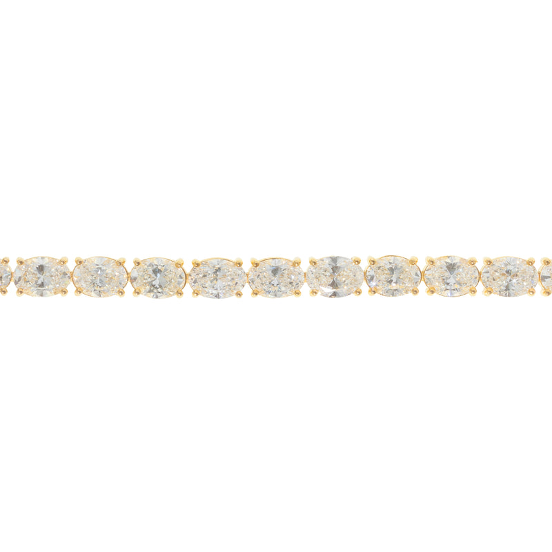 Lab Oval Diamond Bracelet