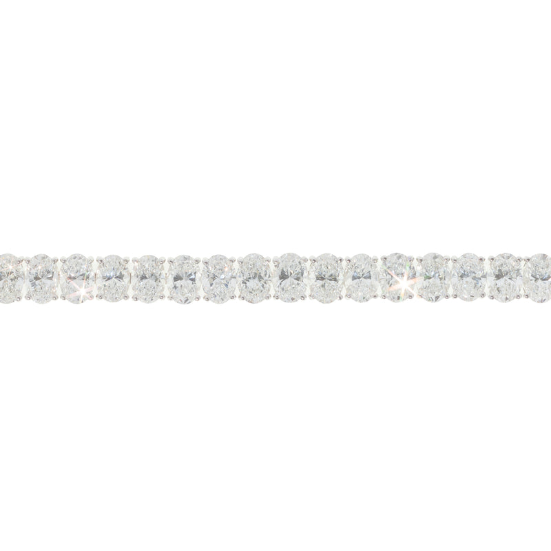 Lab Oval Diamond Bracelet