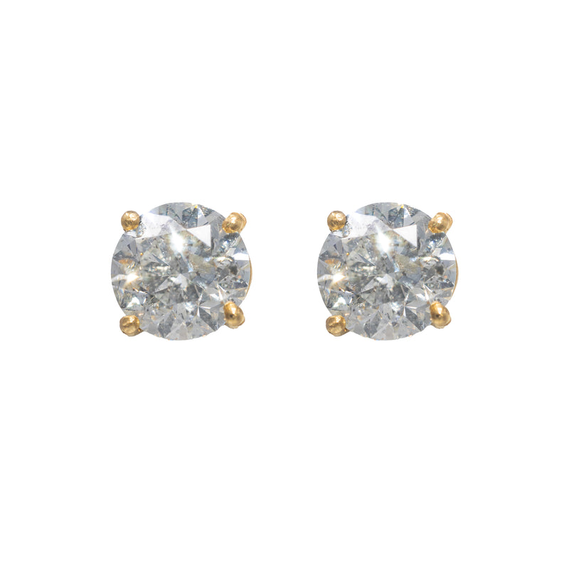 Earrings With Diamond Stud