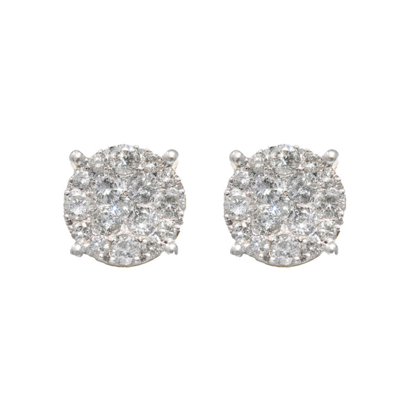 Earrings with diamonds