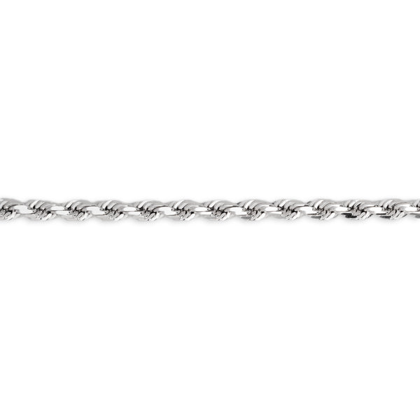 14KT White Gold Rope Chain