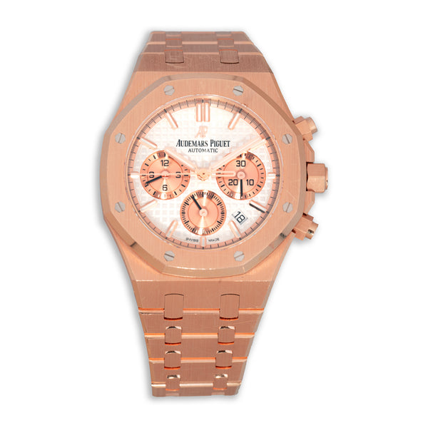 Ap royal oak 2024 chrono rose gold