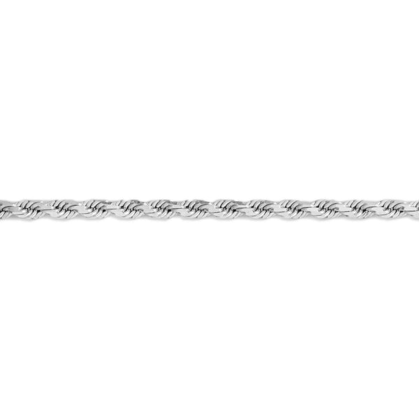 10KT White Gold Rope Chain