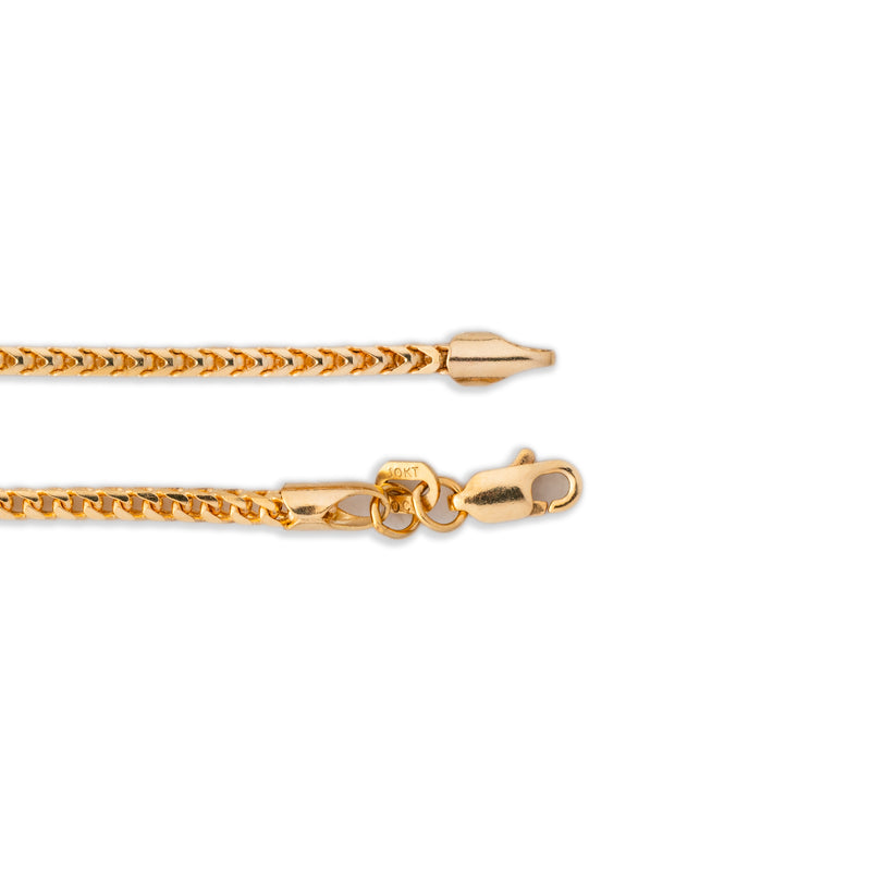 10KT Yellow Gold Franco Chain